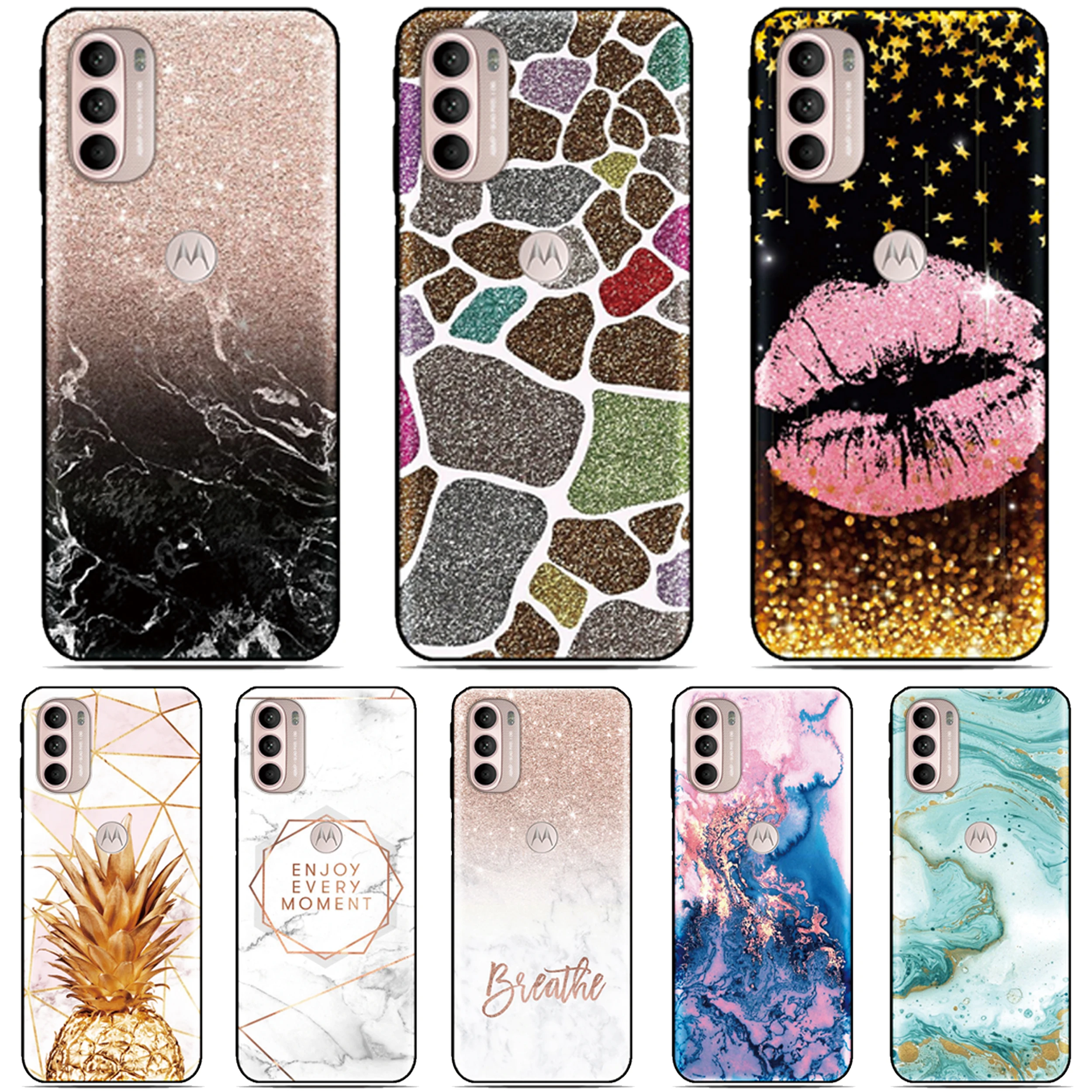Фото Чехол для телефона с текстурой мрамора для LG Wing Velvet K40s K42 K20 K52 K51 K41s K50 Q6 Q7 G7 G6 G8X G8s V50 V60 ThinQ Stylo 5 6 №1