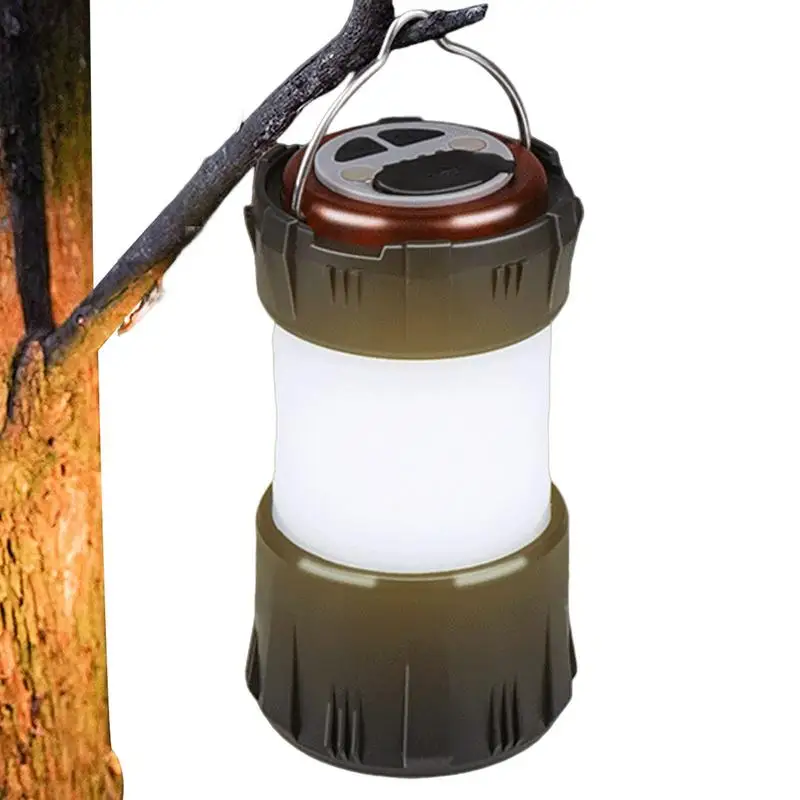 

Portable Camping Lantern Rechargeable Lanterns For Camping Waterproof LED Camping Lights With Two Switches Two Lighting Modes