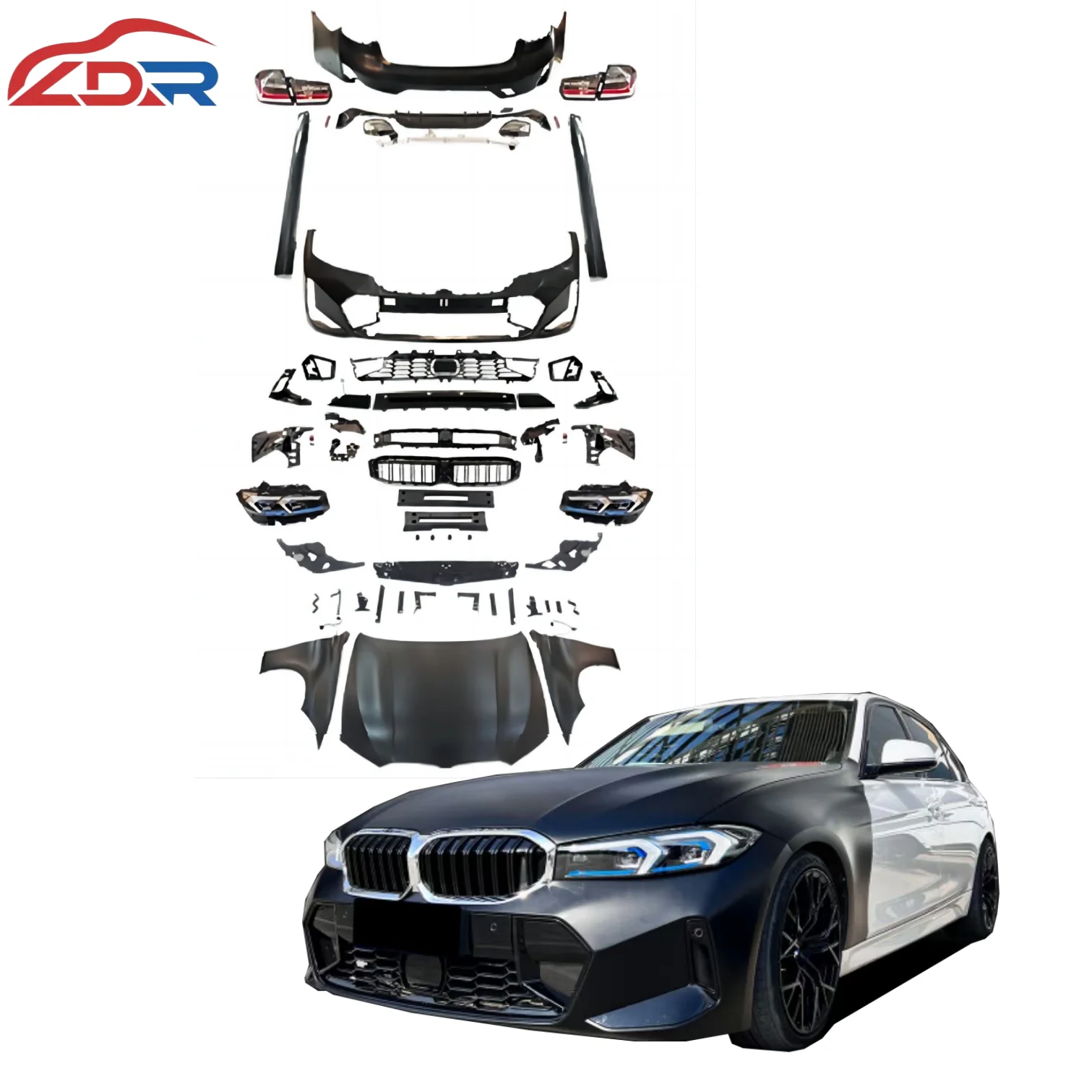 LDR для BMW новый дизайн F30/F35 обновление G20 Lci автомобильный Bodykit старый и комплект