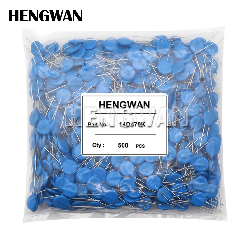 500pcs varistor piezoresistor 14D270K 14D470K 14D101K 14D151K 14D241K 14D271K 14D391K 14D431K 14D471K 14D561K 14D681K 14D821K