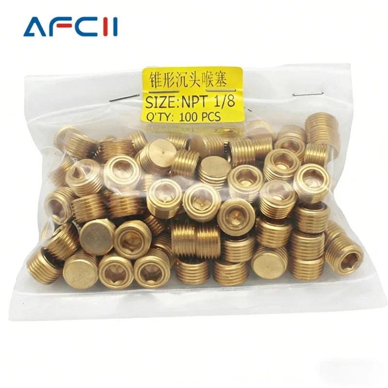 

Латунные шестиугольные заглушки NPT NPT1/8 1/4 3/8 1/2 дюйма