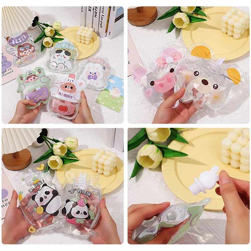 1 шт. зимняя портативная грелка для рук с героями мультфильмов сумка горячей воды