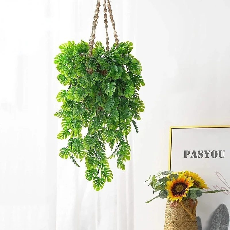 

220/76CM Turtle Leaf Plants Room Wedding Decoration Home Garden Artificial Plants Flower Pot Grass Wall Outdoor Decoration Party