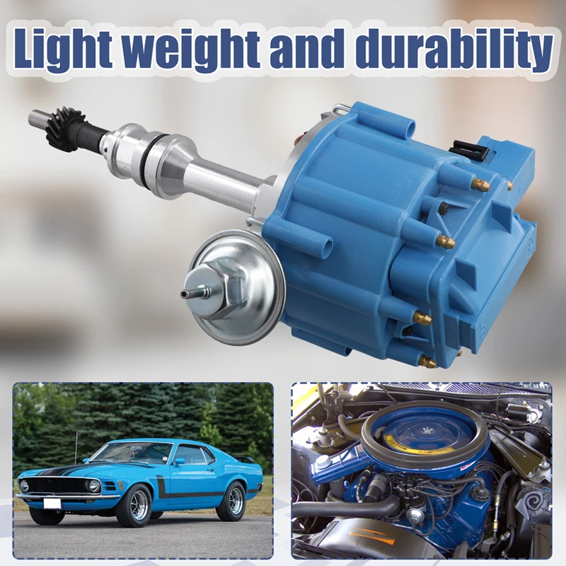 Распределитель зажигания 1035113 JM6510BL для Ford 351W Виндзорский HEI SBF небольшой блок