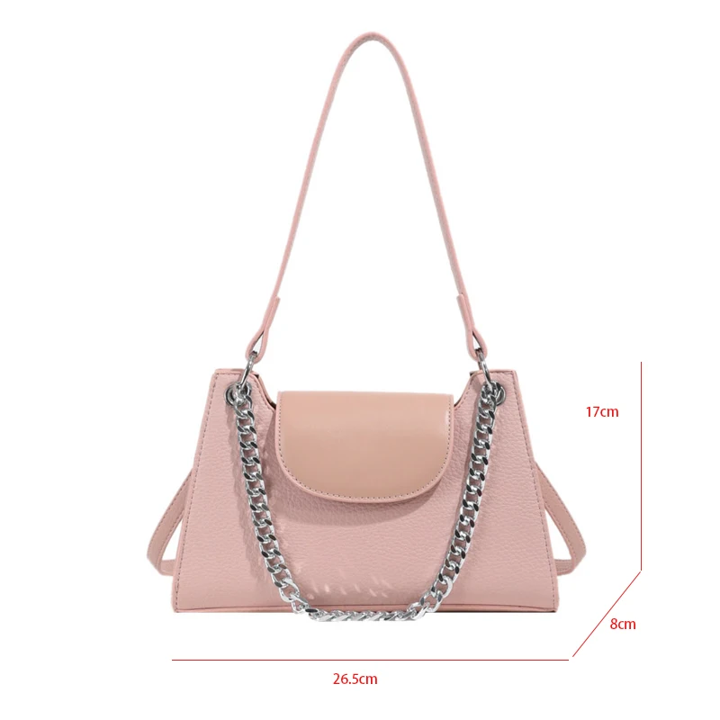 Женская наплечная сумка из искусственной кожи маленькая сумочка через плечо