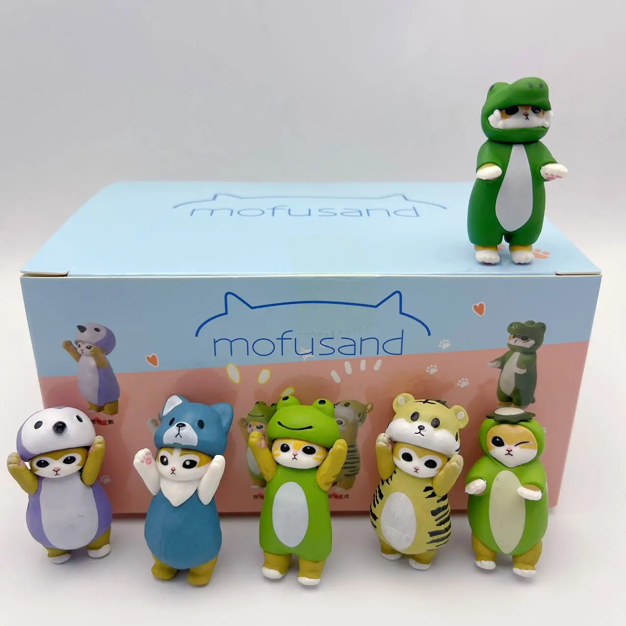 Mofusand Акула кошка кроссдресс Q милая кукла в гранулах ручная работа милый кролик