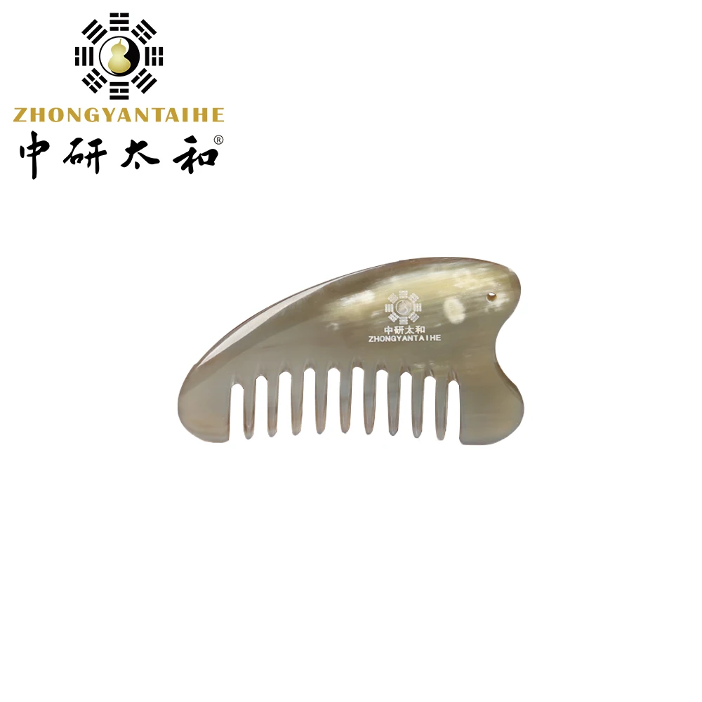 

Massage Comb Scraping Board Natural Horn Gua Sha Tools Comb Handheld Head Natural Horns Great Soft Tissue Mobilization Tool