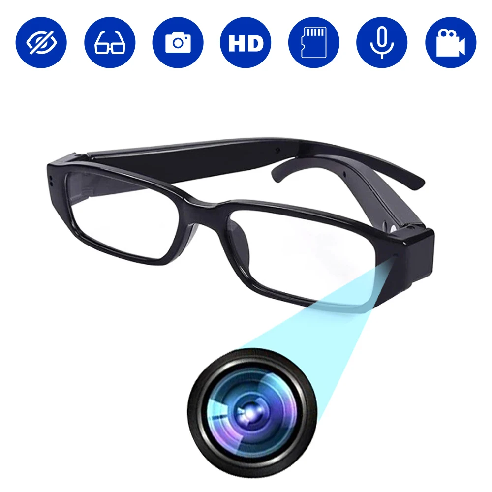 

720p Wearable Audio Video Recorder Glasses Camera for Outdoor Driving Motorcycle Eyeglass Security Cameras Sport DV DVR