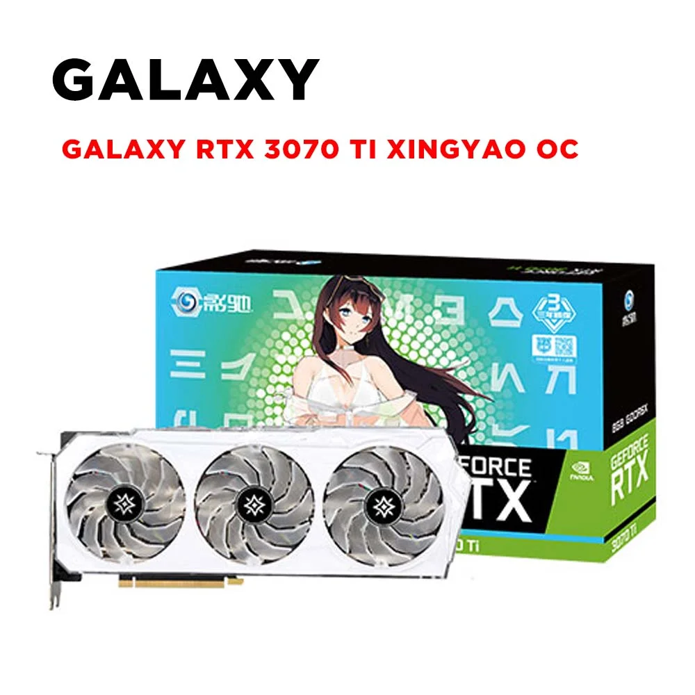 Видеокарта GALAXY RTX3070TI RTX 3070 RTX3080TI 3080 8 ГБ 10 Гб 12 LHR игровая NVIDIA GDDR6X видеокарта