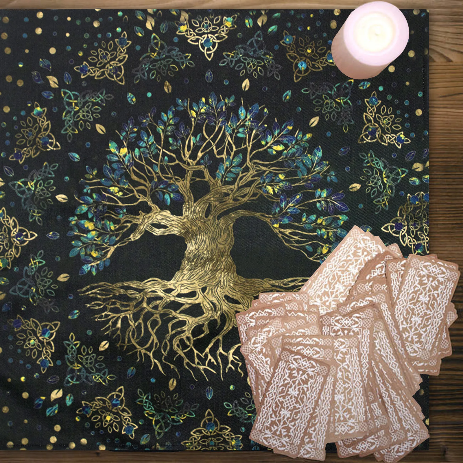 

Скатерть Tarot, замшевый коврик, 60x60 см