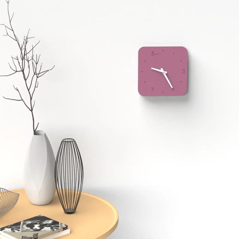 

Concrete Clock Silicone Mold Simple round square Cement clock mold DIY Home Furnishing tools silicone molds