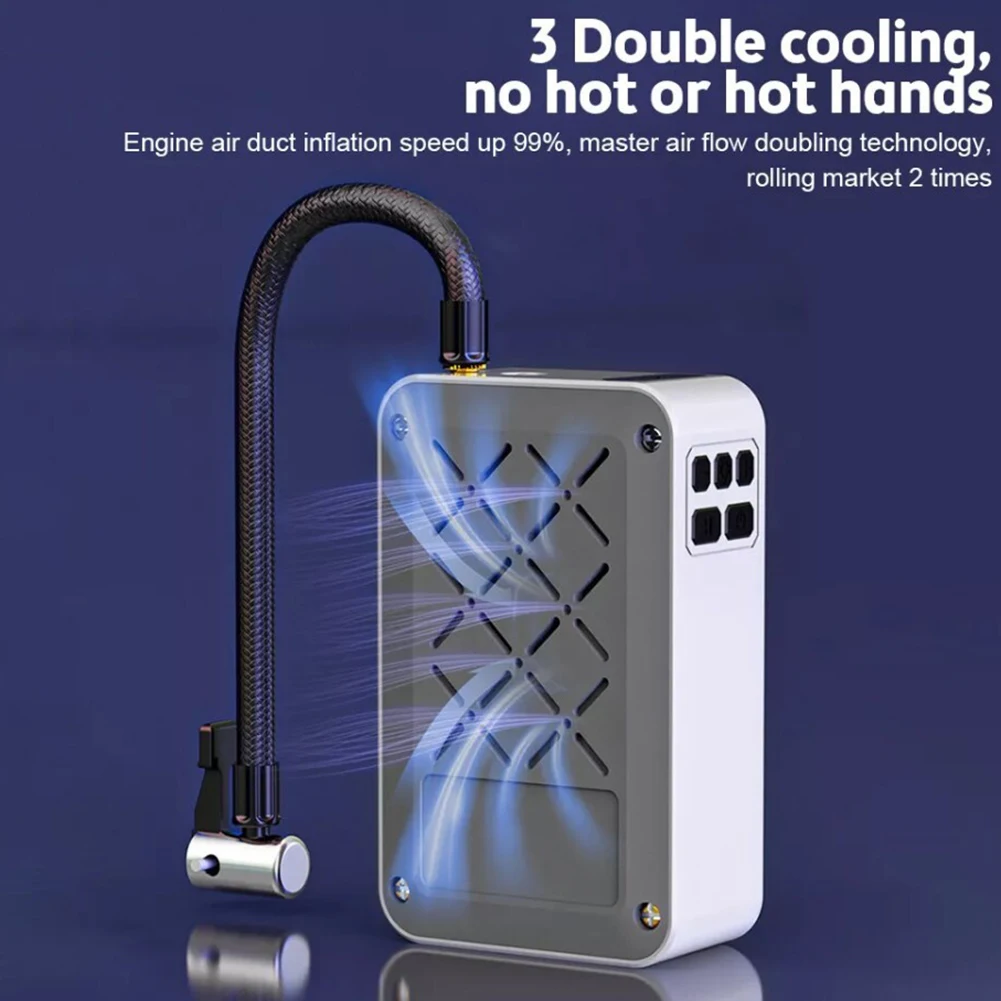 150PSI беспроводной автомобильный электрический насос для накачивания шин