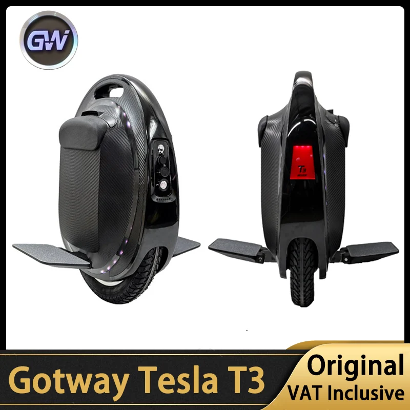 EU Stock Begode Gotway Tesla T3 Electric Unicycle Anti Spin Bluetooth Speaker Self Balance Electric Scooter Monowheel Scooters