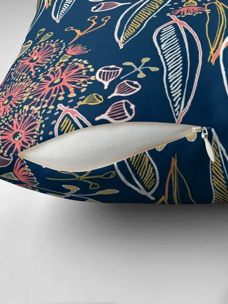 Австралийская декоративная подушка для дивана с цветами из мастики