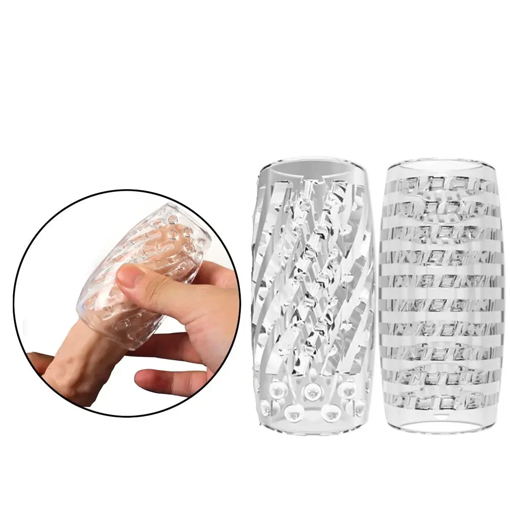 Силиконовый секс-шоп резиновая киска мастурбатор для мужчин прозрачный 18 вагина