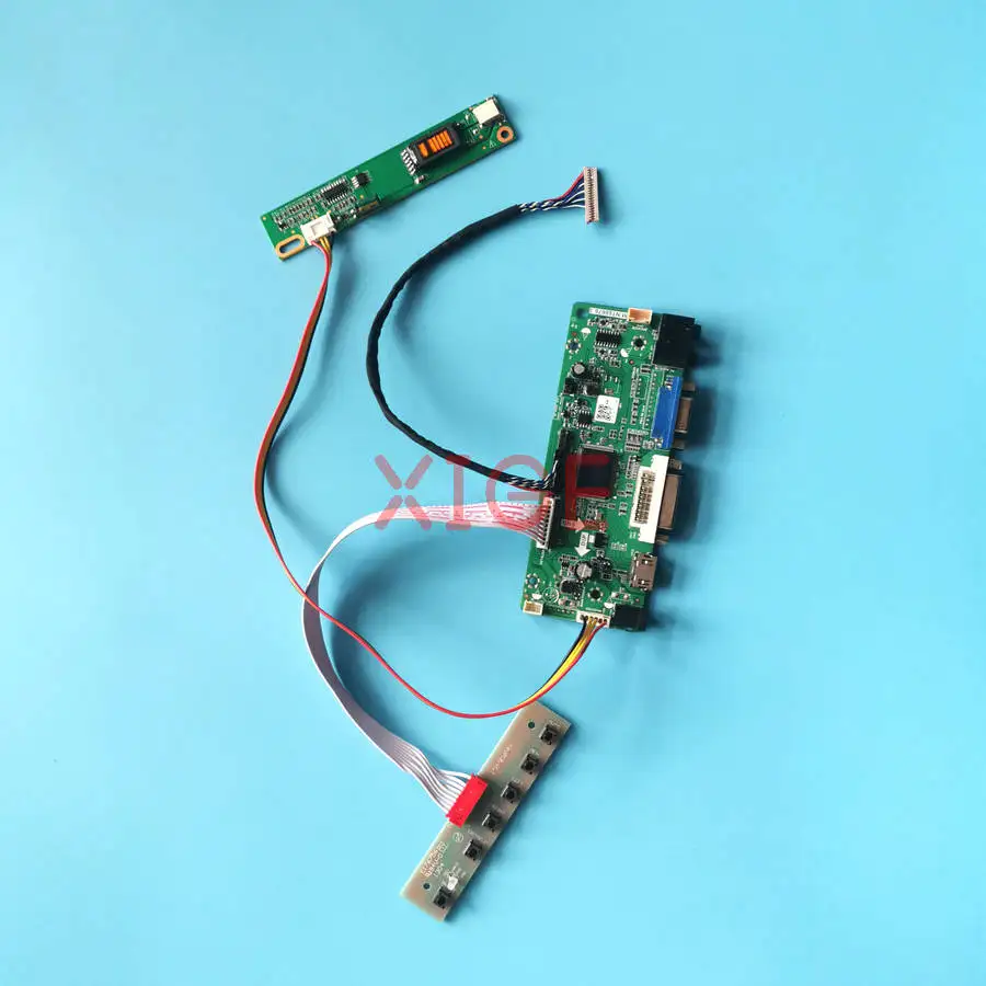 Фото Плата контроллера дисплея LCD M.NT68676 для B152EW01 V.0/V.1/V.2 1-CCFL HDMI+DVI+VGA 1280*854 1280x854 20-контактный LVDS DIY-комплект №1