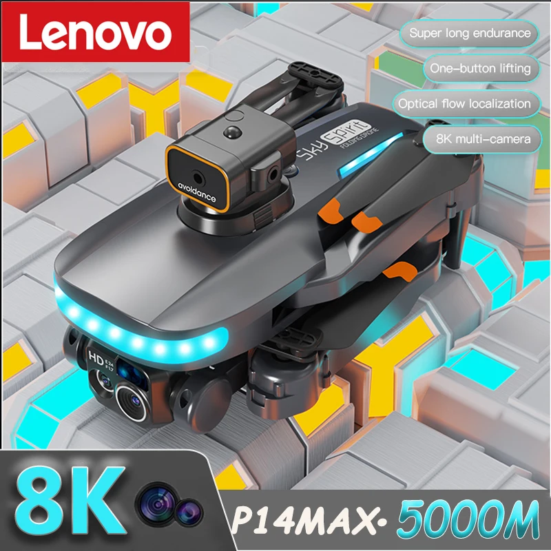 

Дрон Lenovo P14Max, 8K HD, GPS, 5000 м