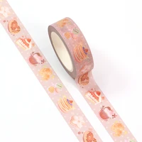 10pcslot 15mm10m happy easters day pink cake decorative washi tape scrapbooking masking tape stationery office supplies