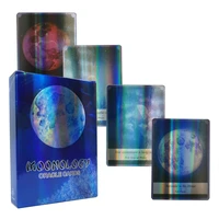 oracle cards shinning holographic tarot cards deck for beginners with guidebook guidance divination board games astrology