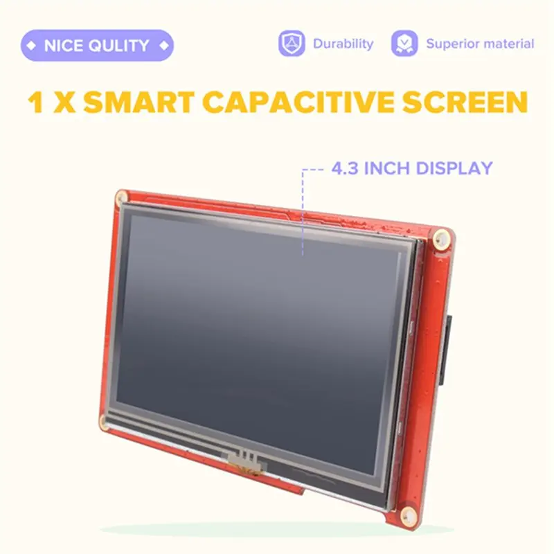 Фото 4X NX4827P043-011R 4,3-дюймовый ЖК-дисплей TFT HMI, интеллектуальный модуль с цветной сенсорной панелью RGB 65K и емкостным управлением №4
