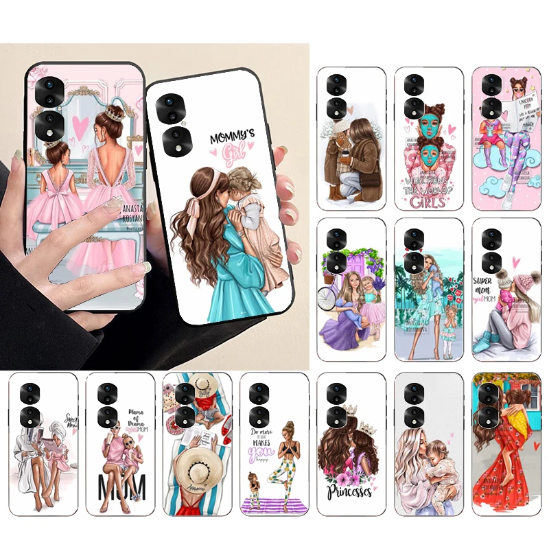 

Phone Case For Huawei P50 Pro P30 P40 Lite P40Pro P20 lite Honor 9A 10XLite 8X 20 8A 10I Super Mom Baby Girl Case