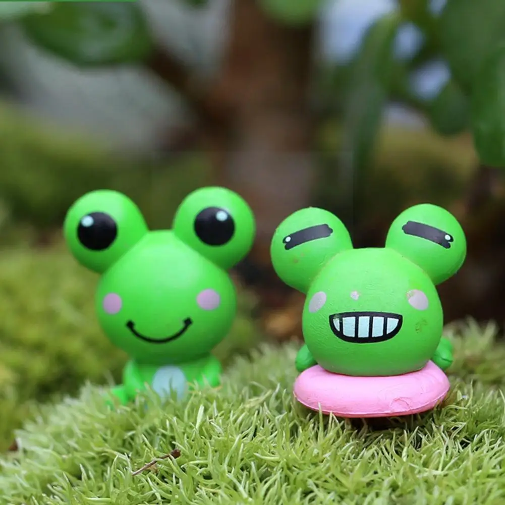 

Миниатюрные лягушки Anim X5K4, украшения в мультяшном стиле, маленькие Ландшафтные глазки