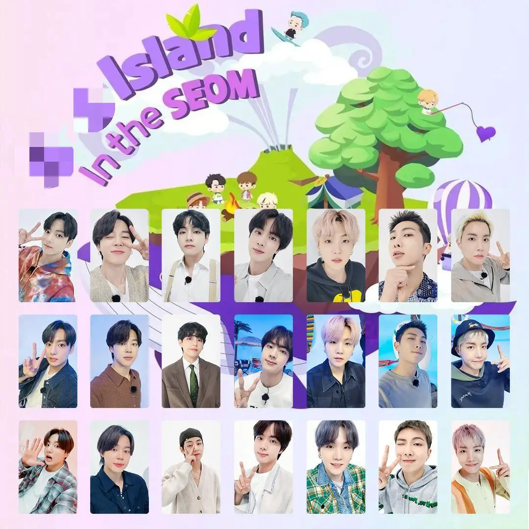 

KPOP bangtan boys new album "island in the seom" photo card LOMO card high quality collectible card concept photo postcard Gifts