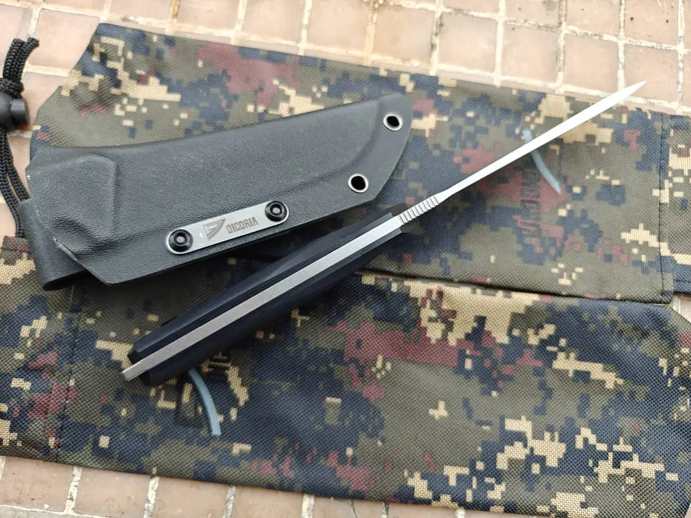 Фото DICORIA BonFire Real 10Cr15MoVCo сталь G10 ручка нож с фиксированным лезвием тактический охотничий кемпинг рыбайня открытый EDC инструмент для выживания №4
