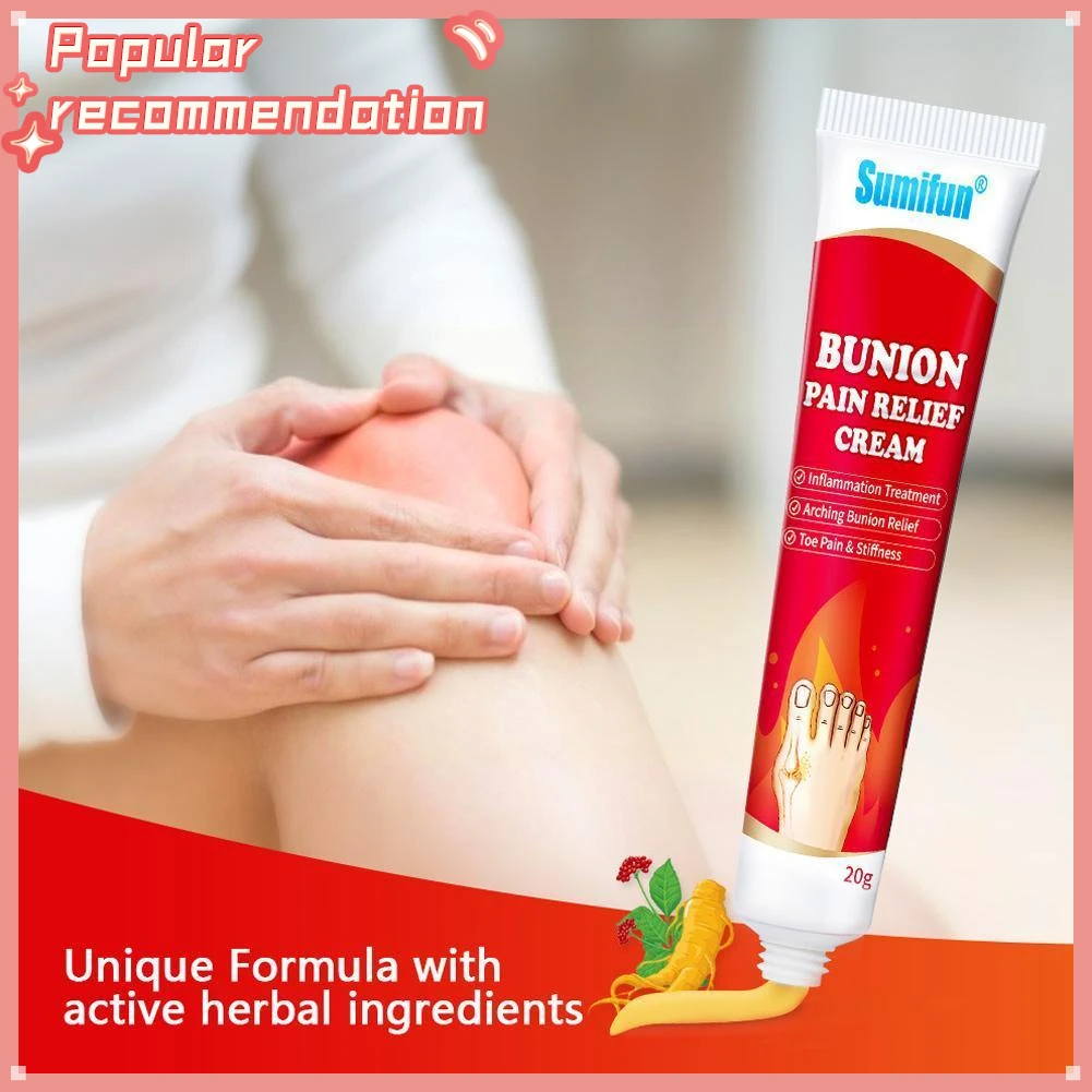 

Женская обезболивающая мазь для облегчения боли в пальцах ног, 20 г, обезболивающее воспаление, здоровье