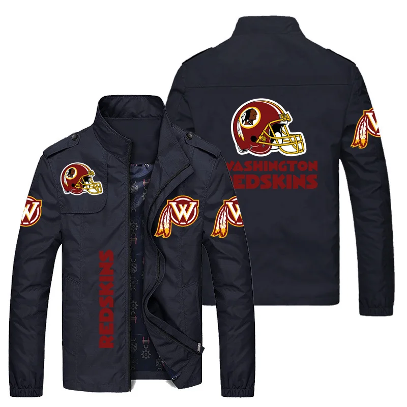 

2022 Spring And Autumn New team jacket Handsome versatile street trend black men's plus-size sports rugby jacket