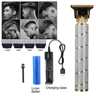 Машинка для стрижки волос T9 в стиле ретро, триммер для мужчин, электрическая машинка для стрижки волос, искусственная резьба по голове Будды