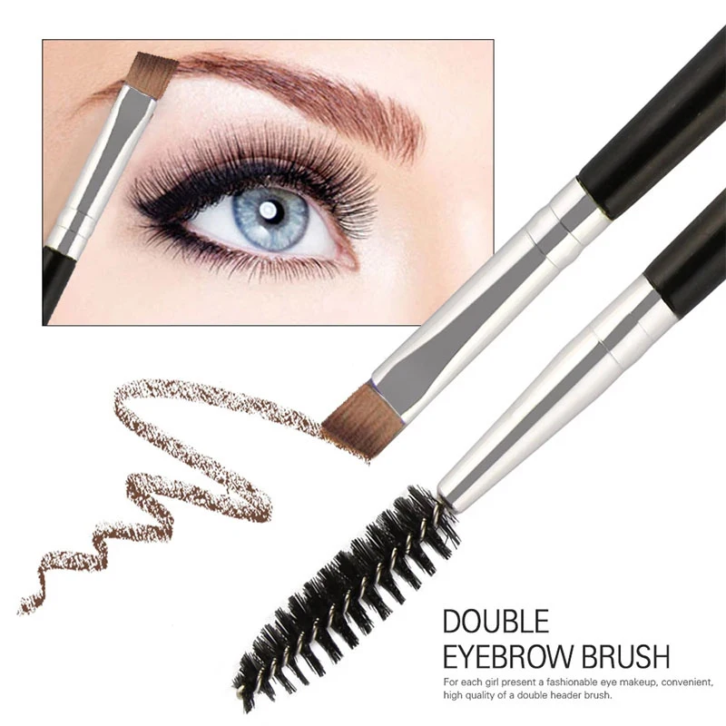 

Eyebrow Brush Eyelash Comb Makeup Brushes Dual Ended Spoolie Brush 2 In 1 Lash Eyebrow Brush Set Makeup Tool Eyes Make Up Brush