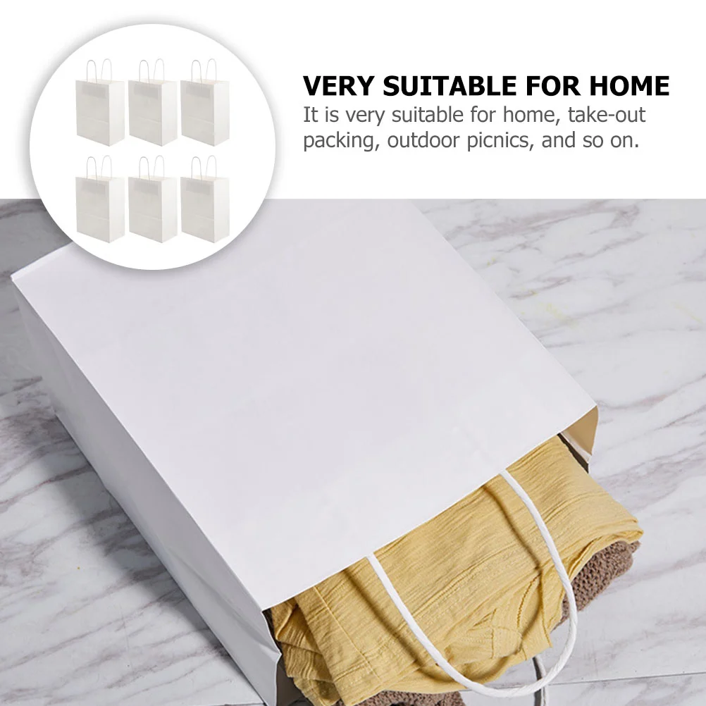 White Gift Paper Party Birthday Favor Retail Treat Wedding Business Goodie Kraft Shopping Easter Craft Free shipping items
