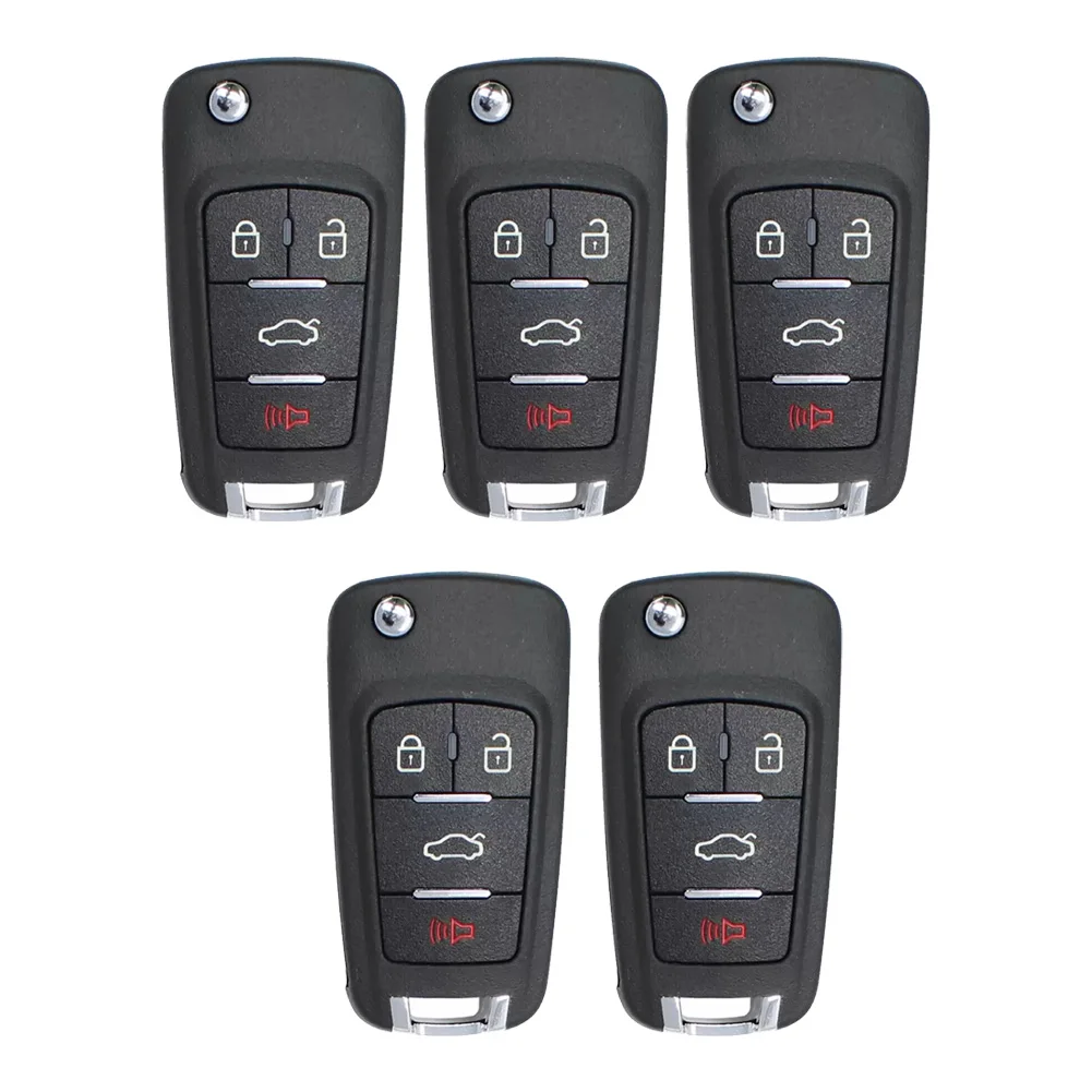 

Универсальный 4-кнопочный пульт дистанционного управления KEYDIY NB18 для автомобиля KD900/Φ KD MINI/Φ для стиля Chevrolet, 5 шт./партия