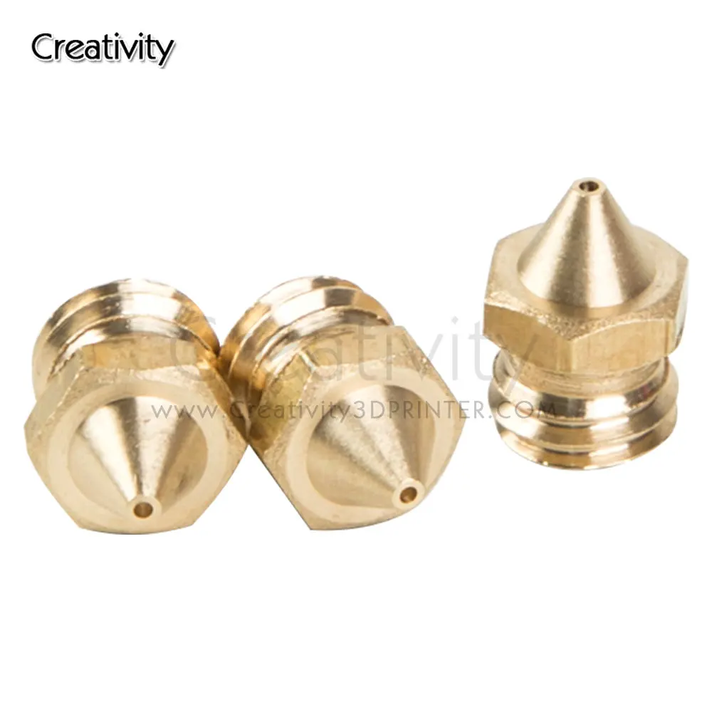 Набор латунных насадок для экструдера Creality CR-X, 0,4/0,6/0,8 мм, 5/10 шт.