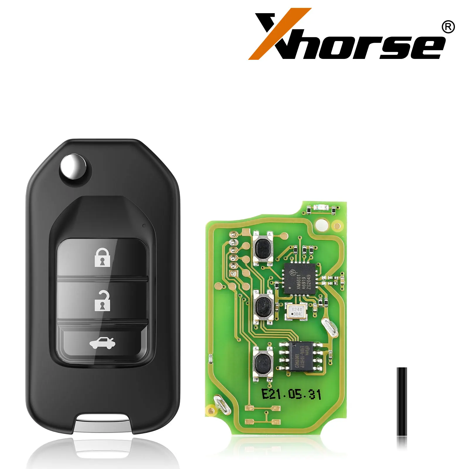 

Xhorse XKHO00EN Wire Remote Key for Honda Flip 3 Buttons English Version