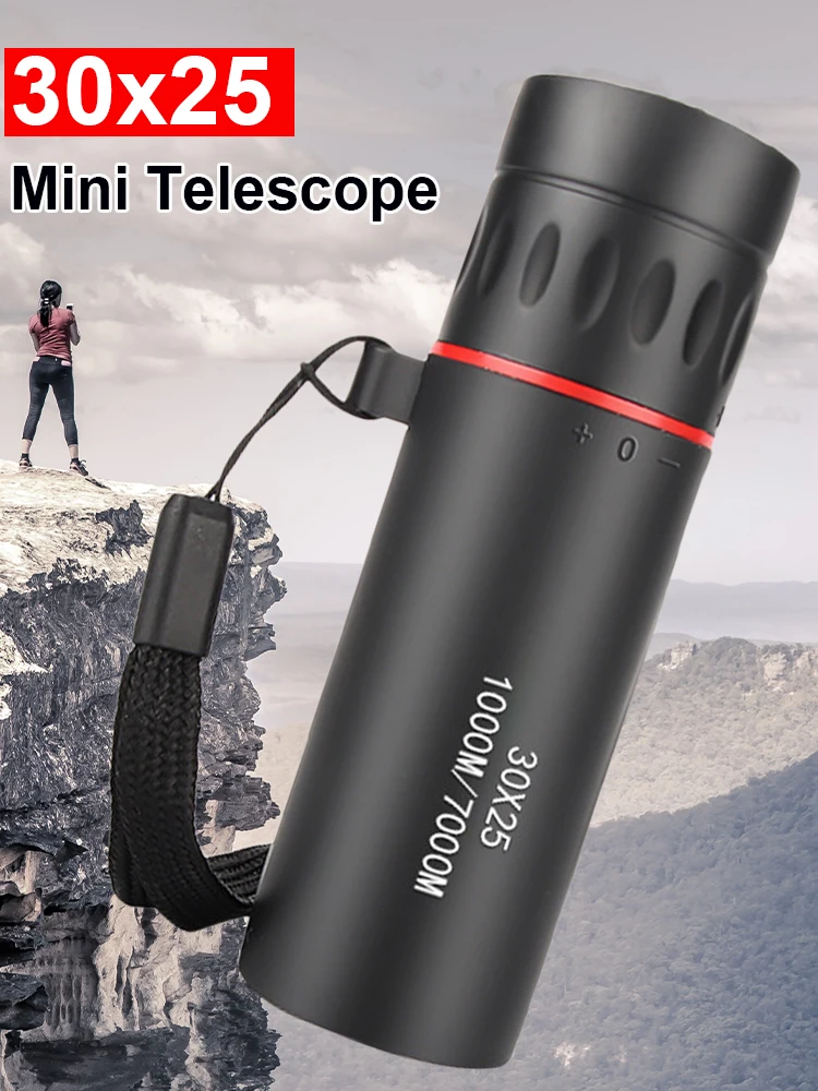 

HD 30x25 Monocular Telescope binoculars Zooming Focus Green Film Binoculo Optical Hunting High Quality Tourism Scope New Gift