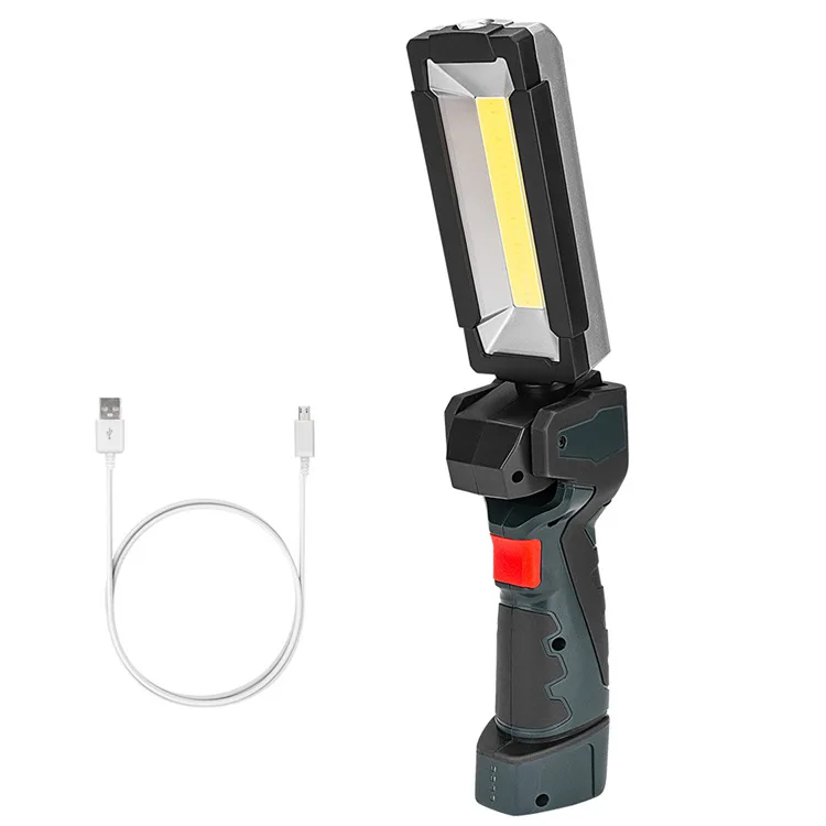 

5 Modes LED Work Light COB Flashlight Lantern Built-in Recharge Battery Portable Torch 360 Degree Rotate Magnet Camping Light