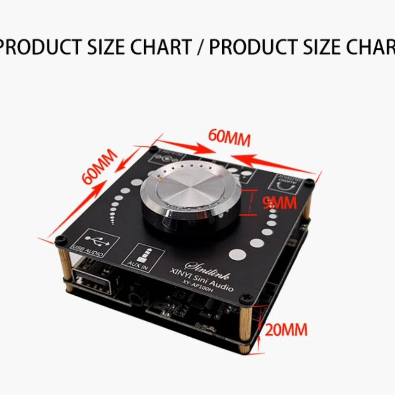 XY-AP100H 100 Вт + двойной TPA3116D2 Bluetooth 5 0 стерео аудио цифровой усилитель мощности плата