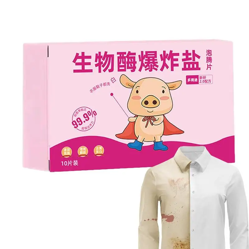 

Enzyme Cleaning Tablets Multi-functional Laundry Cleaning Tablets For Curtain Clothing Shoe Pillowcase Cleaning Tools Supplies