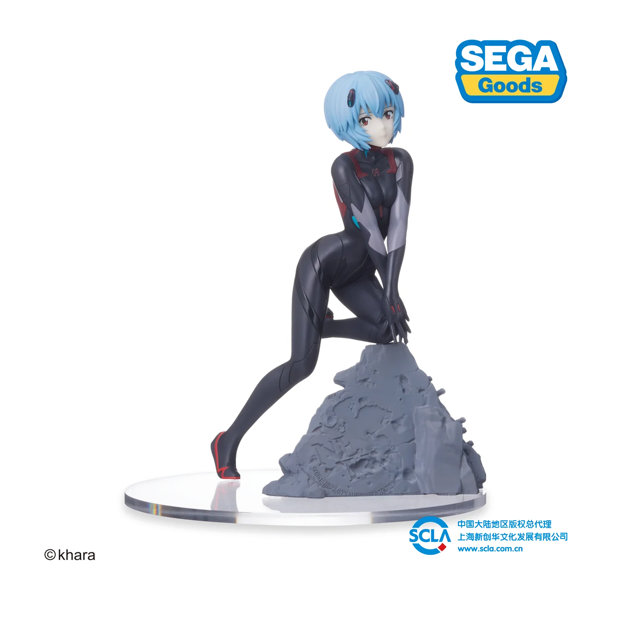 

19cm Original SEGA NEON GENESIS EVANGELION EVA Ayanami Rei Action PVC Collection Model Toy Anime Figure Toys For Kids