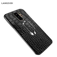 genuine leather phone case for samsung galaxy s10 s9 s8 plus note 8 9 360 full protective magnetic case for a50 a70 a8 a7 2018