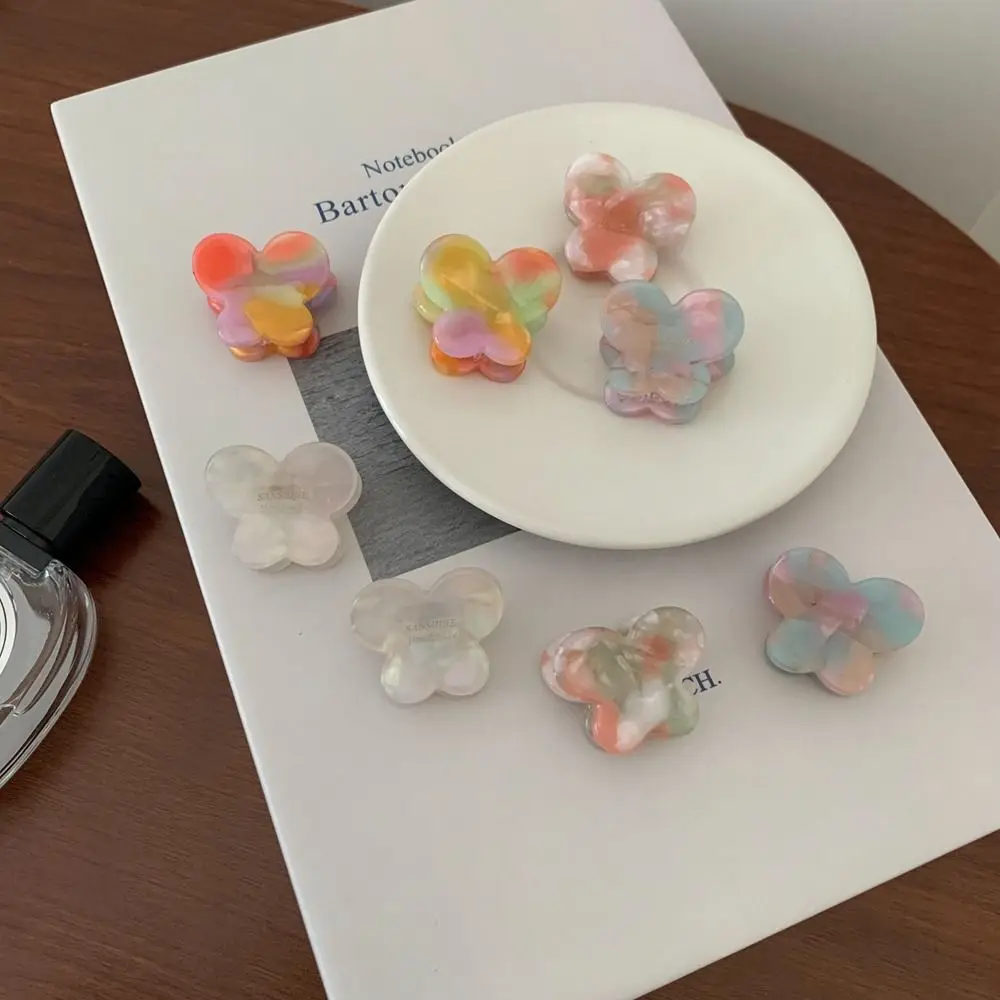 

Girls Crab Clip Korean Style For Kids Shark Clip Flower Small Acetate Hair Claw Butterfly Mini Hairpins Small Claw Clip