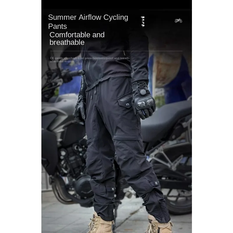 Мотоциклетные брюки Doohan мужские локомотивные повседневные вентилируемые и