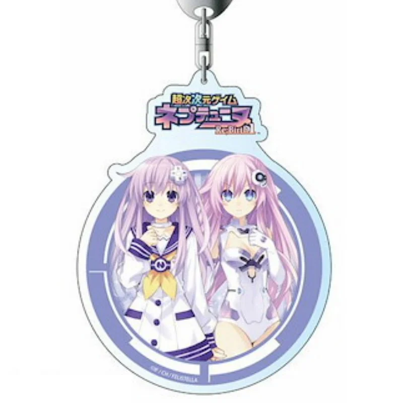 Фото Новый стиль, ХИТ! Мультяшный аниме-брелок Hyperdimension Neptunia Re;Birth1, акриловая фигурка-подвеска, украшение для косплея, подарок 2026 №5