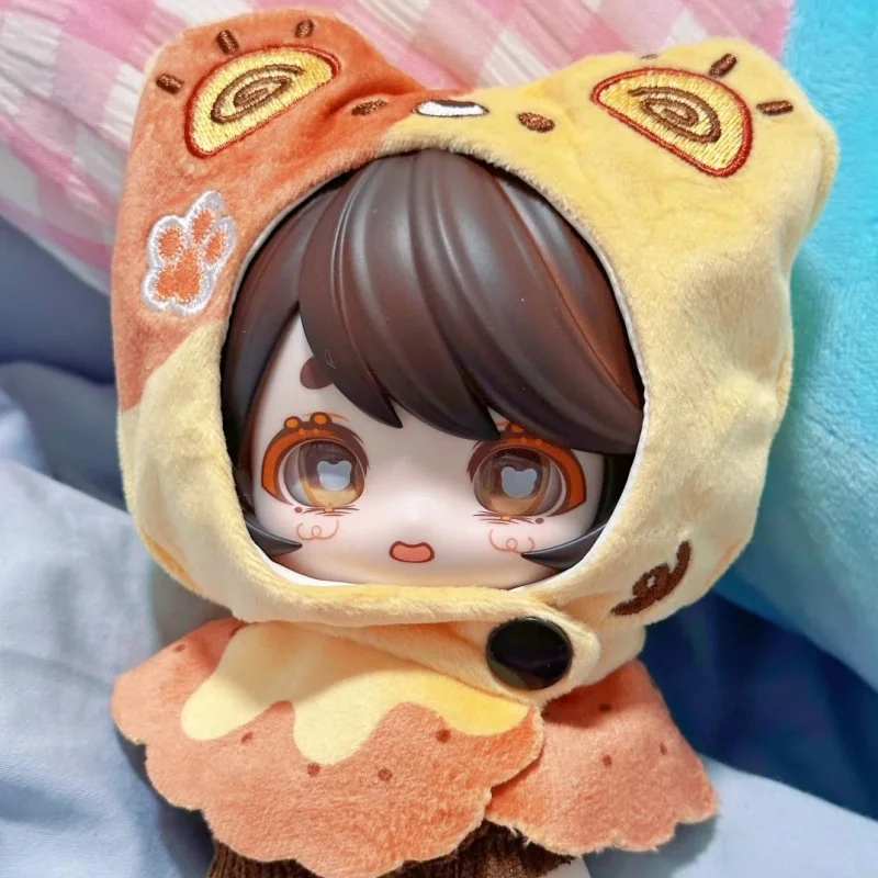 Фото Оригинальная коллекционная загадочная коробка серии Ya Xiugo Snack Time Blind Box 1/12 с подвижными куклами BJD в виде милых животных с капюшонами, игрушки в подарок №3