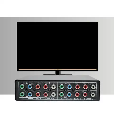 Комплект видеовыключателя AV 3 в 1, композитный коммутатор AV 3 RCA, сплиттер AV Ypbpr для мониторов PS2 PS3 PS4 Plug & Play