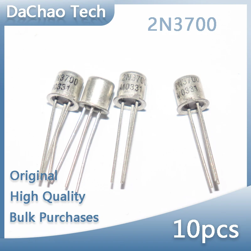 

10pcs 2N3700 140V 1A 1.8W NPN Motorola Triode TO-18 Original New