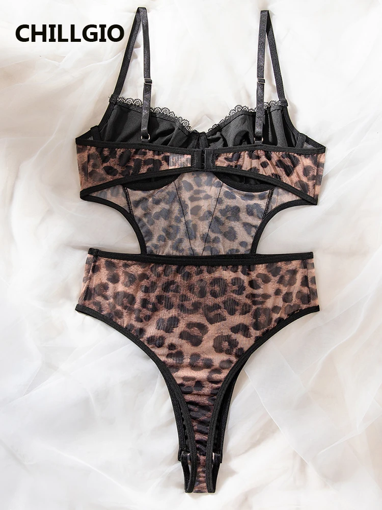 Женский леопардовый комбинезон CHILLGIO сексуальный женский летний модные