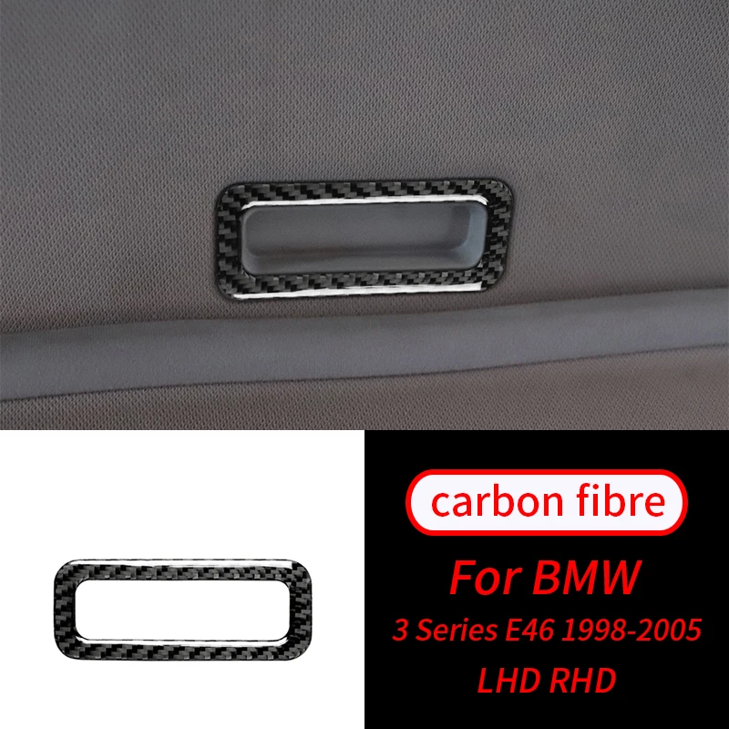 

For BMW 3Series E46 1998-2005 Real Carbon Fiber Top Roof Sunroof Skylight Decoration Trim Cover Car Interior Accessories